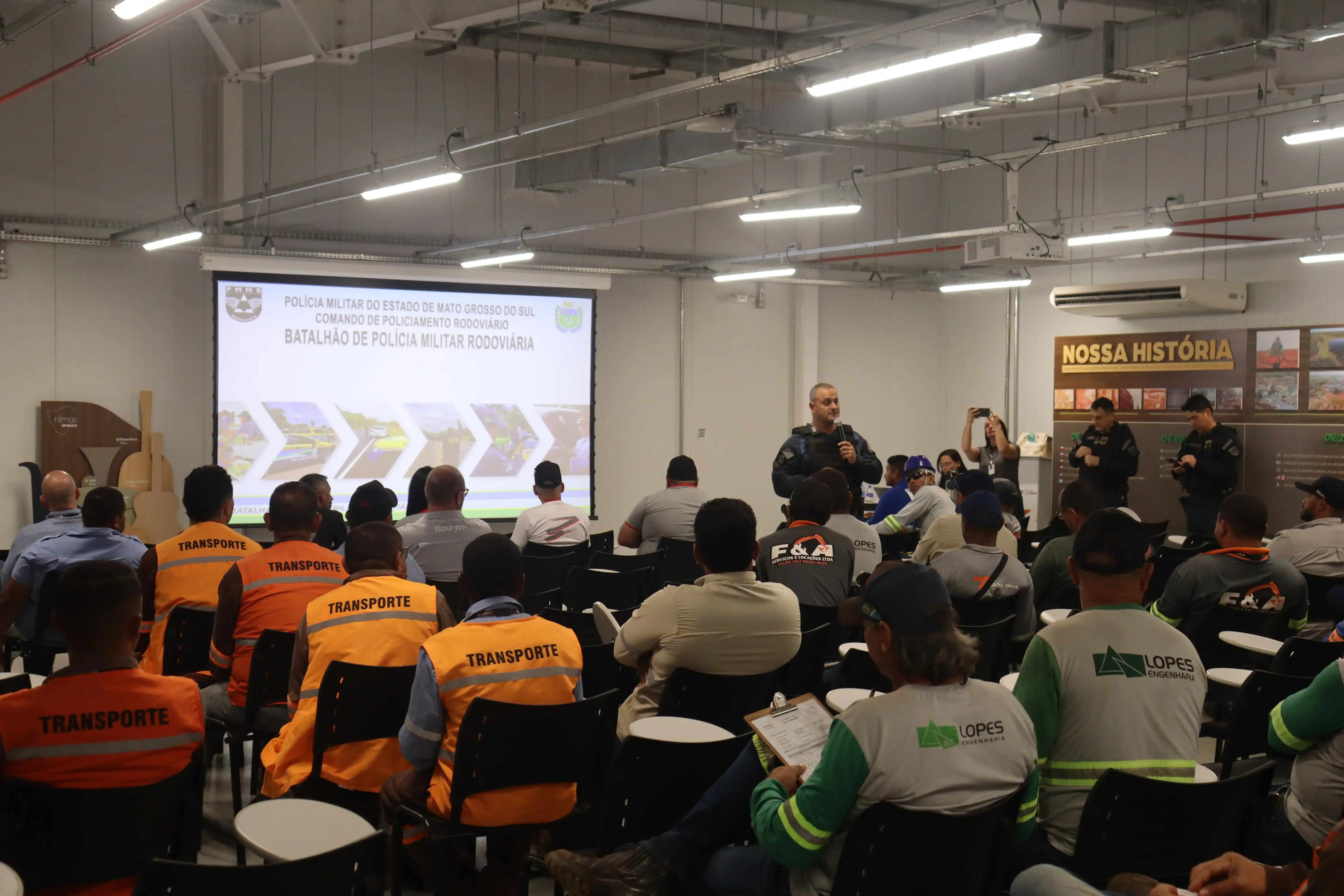 Arauco mobiliza mais de 880 motoristas em ações do Abril Verde em MS